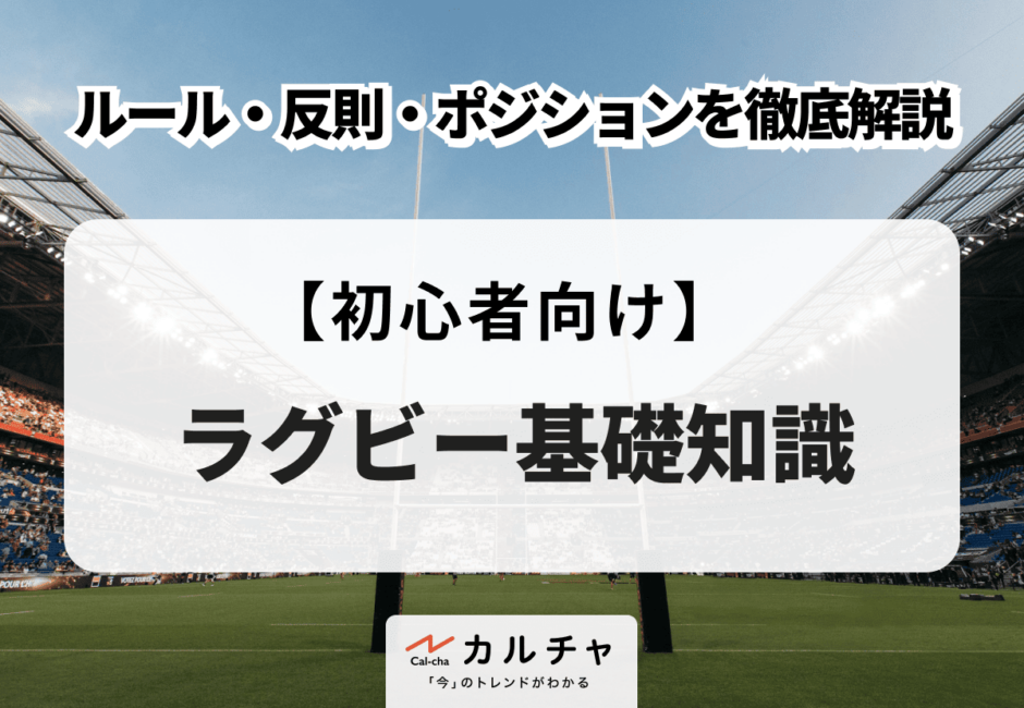 【初心者向け】ラグビー基礎知識 ルール・反則・ポジションを徹底解説