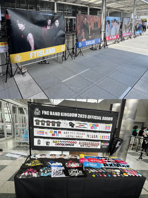 FNCグッズ売り場の画像